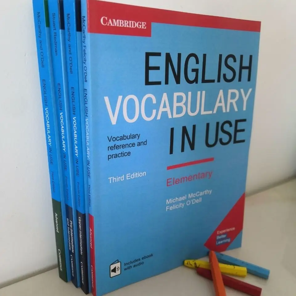 4 Cambridge English Vocabulary Books Advanced English Grammar Reading Books