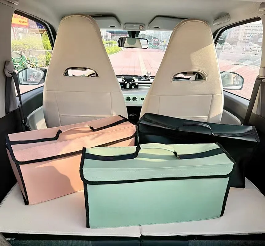 

Car Organizer Bag Car Trunk Organizer Car Seat Organizer Woolen Felt Stowing Tidying Large Container Waterproof Storage Bag