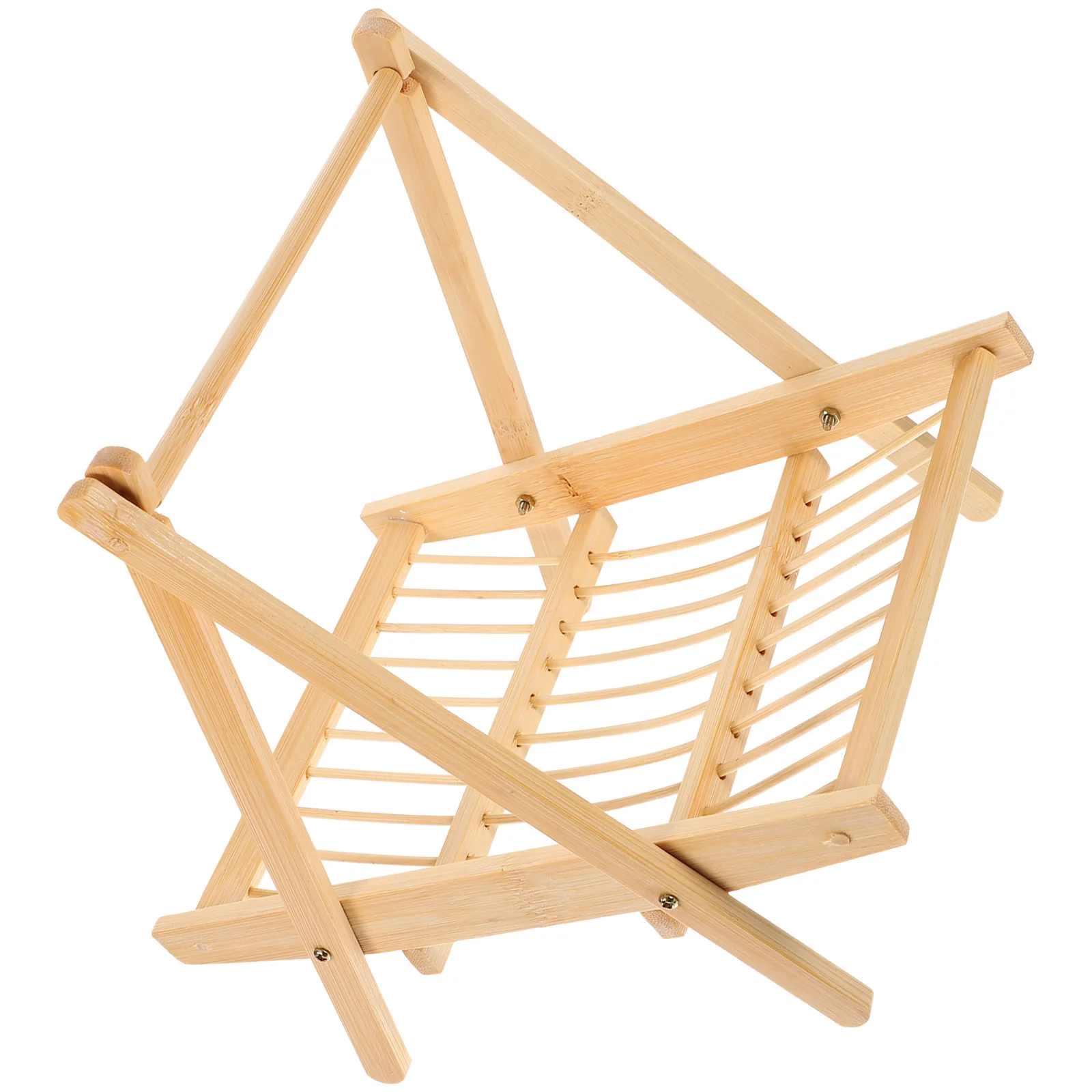 

Bamboo Vegetable Rack Multi-function Fruit Basket Household Fruit Rack Snacks Basket for Home