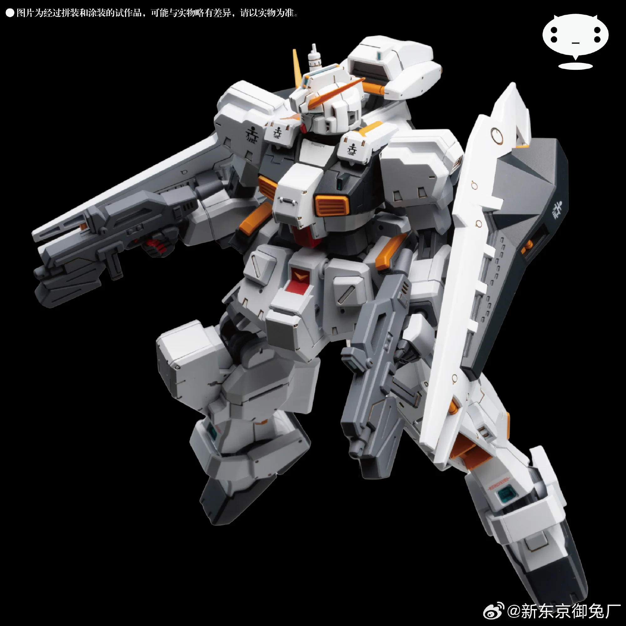 Фото Сборная модель меха Tokyo Rabbit Factory Rabbit Reboot Series AOZ TR-1 Hazel Custom HG 1/144, аниме-робот, пластиковая модель, игрушка №3