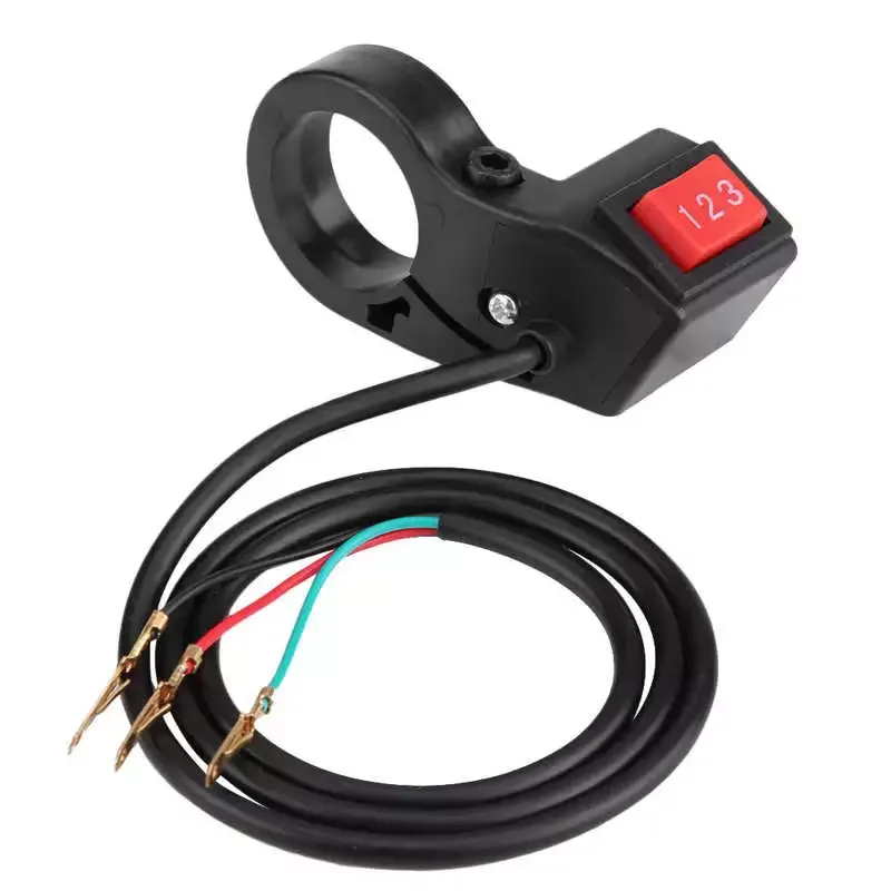 

7/8in Handlebar 3 Speed Module Switch Shift for Motorcycle E-bike Scooter