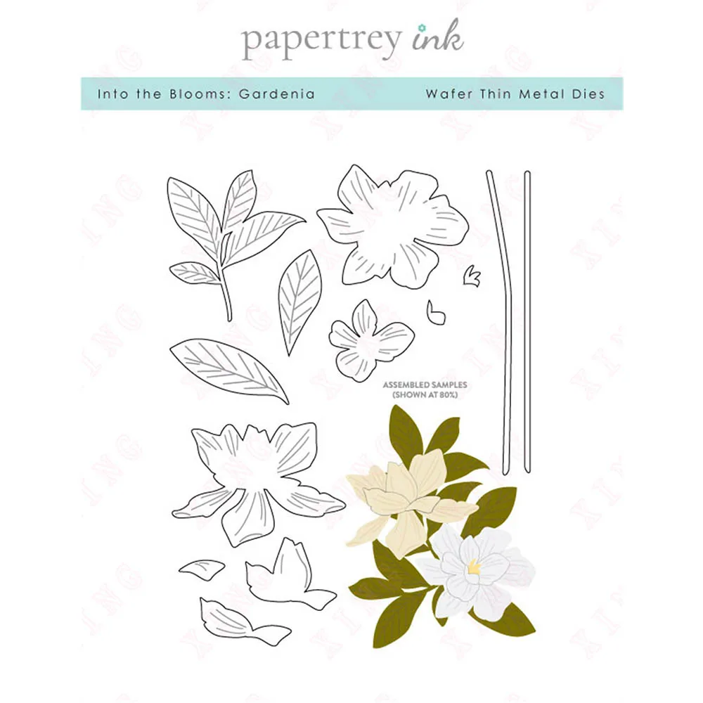 

2022 Christmas Arrival New Metal Cutting Dies Diy Handmade Album Card Craft Gardenia Mold Scrapbook Decoration Embossed Template