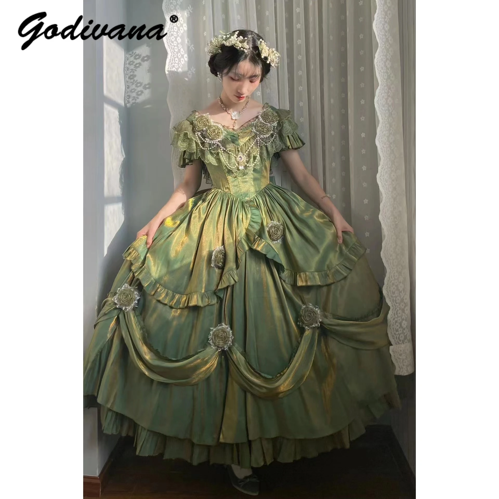 Женское платье Godivana винтажного стиля