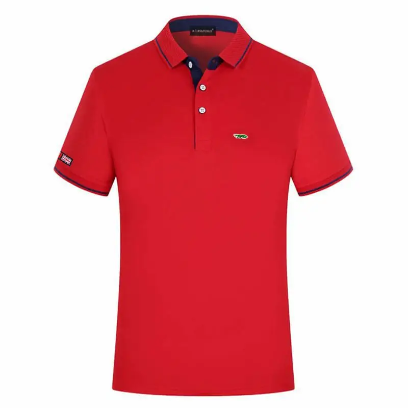 Женская летняя рубашка-поло с коротким рукавом и вышивкой | Мужская одежда