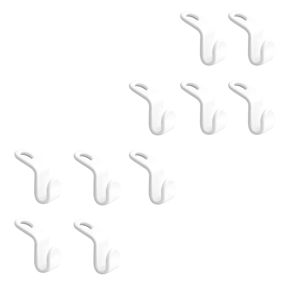 

100Pcs Household Hanger Hooks Connecting Hooks for Coat Hangers Space Saving Hooks