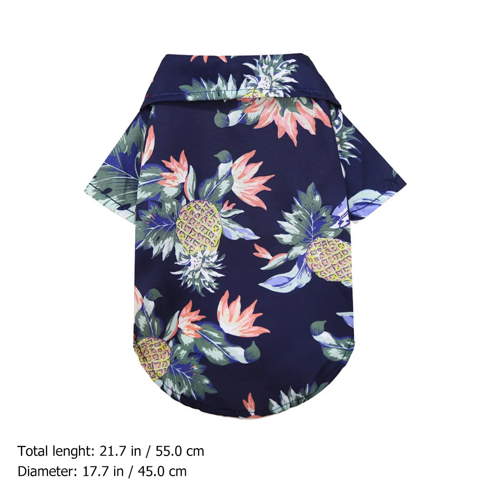 

4 Pcs Girl Clothing Dog Hawaiian Costume Boys Hawaiian Shirt Cat Hawaiian Shirt Boys Outfits Plain Dog Shirts Ordinary Pet Shirt