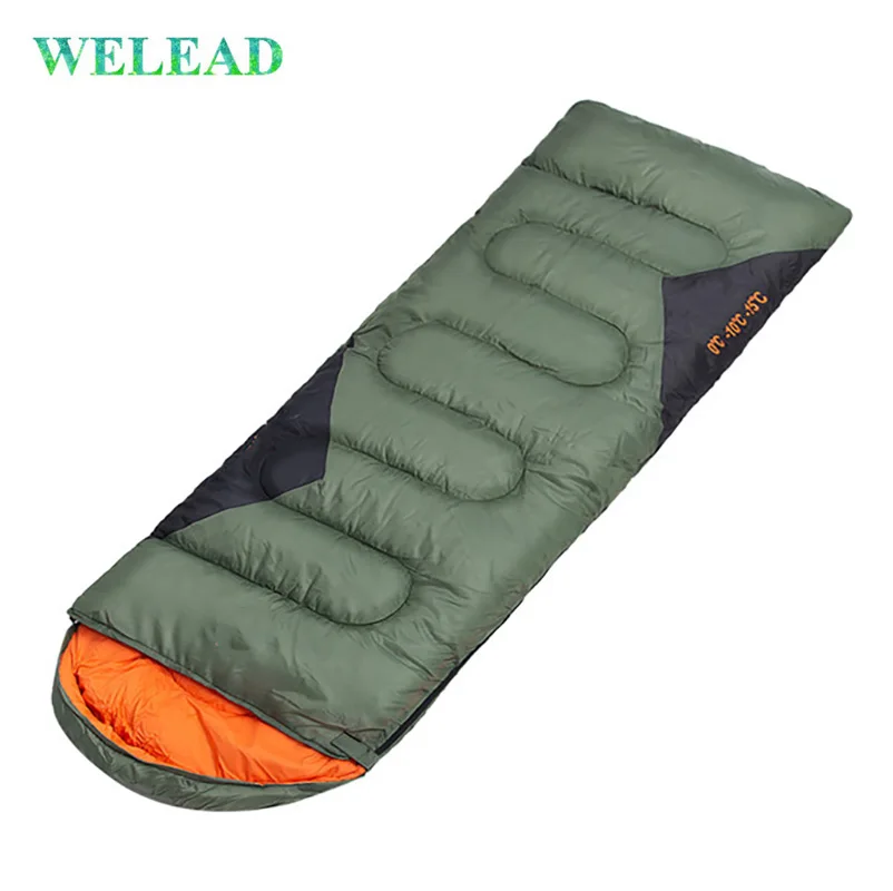 

Спальный мешок Welead для взрослых, ультралегкий водонепроницаемый, сохраняет тепло в палатке, для походов, отдыха на открытом воздухе, стильное одеяло