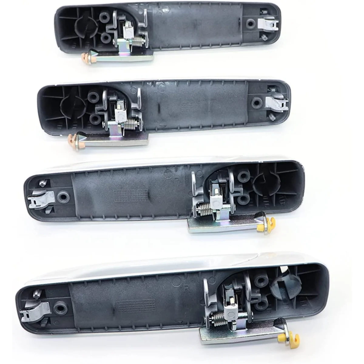 Передняя и задняя 4 дверных ручки ярко-белого цвета (PW7) совместимы с Dodge Ram 2012-2018