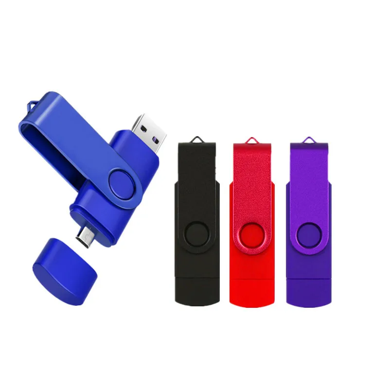 

Usb флэш-накопители 2 в 1 OTG флешки 32 Гб 128 ГБ палочки памяти