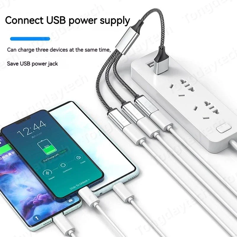 4-портовый Концентратор USB-C Multi-USB Адаптер OTG Для Быстрой Передачи Данных