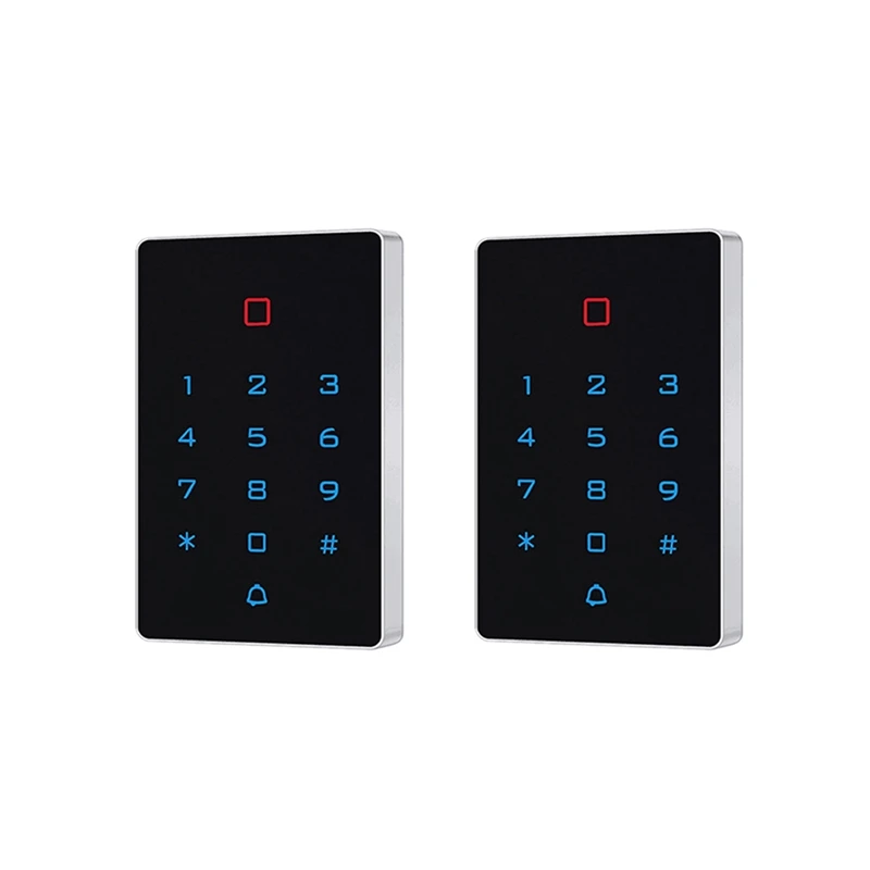 

2X Wifi Tuya Backlight Touch 125Khz RFID Card Access Control Keypad Watreproof Door Lock Opener WG26 Input Output