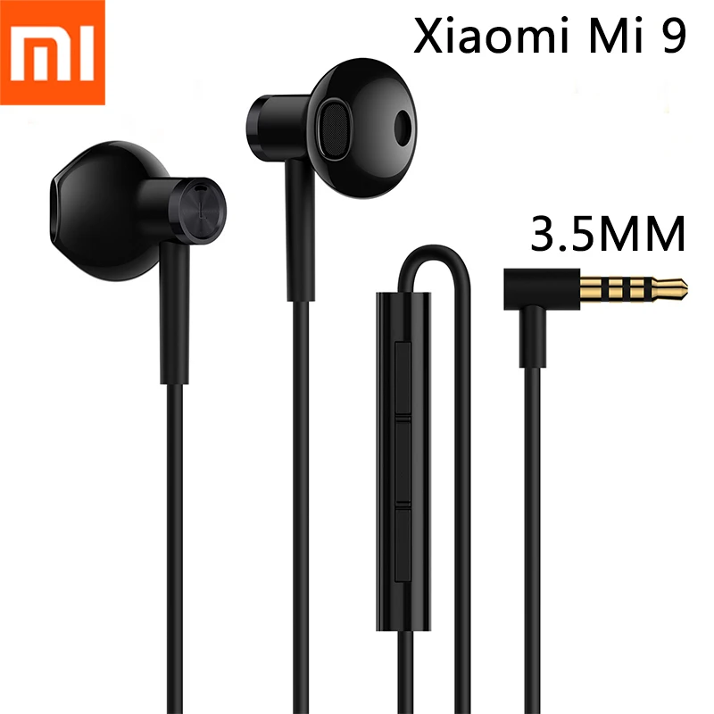

Xiaomi 3.5MM Earphone Dual Driver Unit In-Ear Hybrid Headsets With Wired Control For MI 9 CC9 Poco F2 Pro X3 Redmi Note 9 S 8 8T