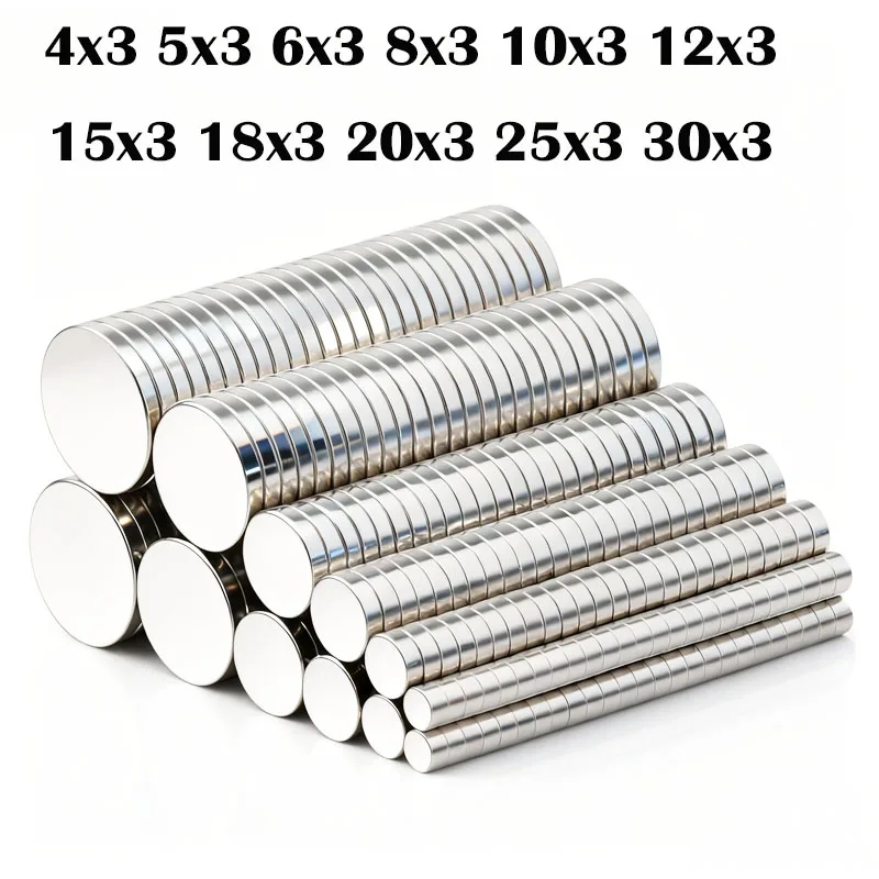 Супер мощный круглый неодимовый магнит NdFeB N35