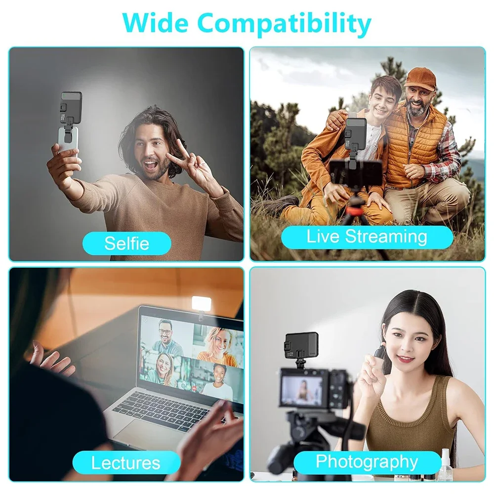 Новая лампа для селфи с 60 диаметром заполнения телефона Φ 7 режимов Видеолампа