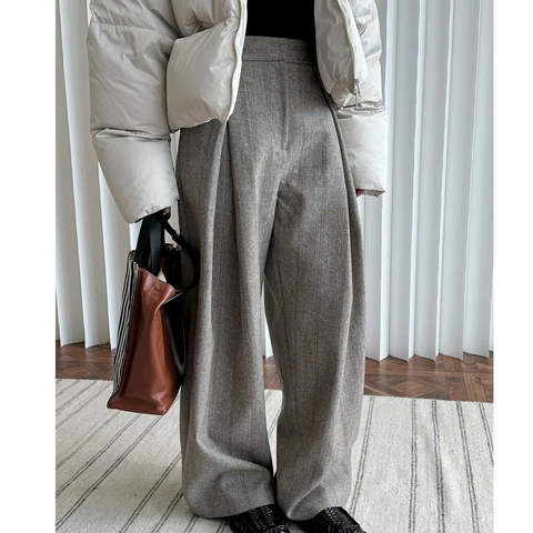 Sherhure женские шерстяные брюки