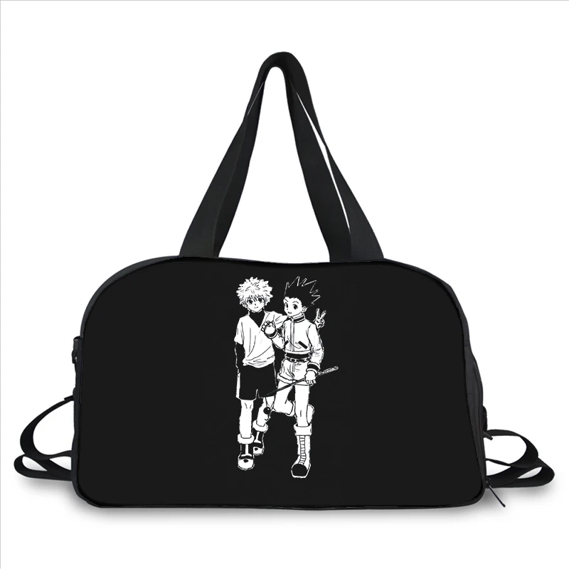 HUNTER×HUNTER Anime 3D printing fashion trend portable large capacity multi-function messenger bag travel bag