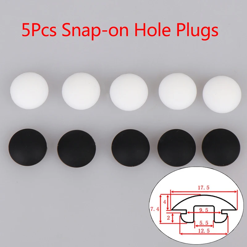 

5 шт., заглушки для отверстий, 9,5 мм