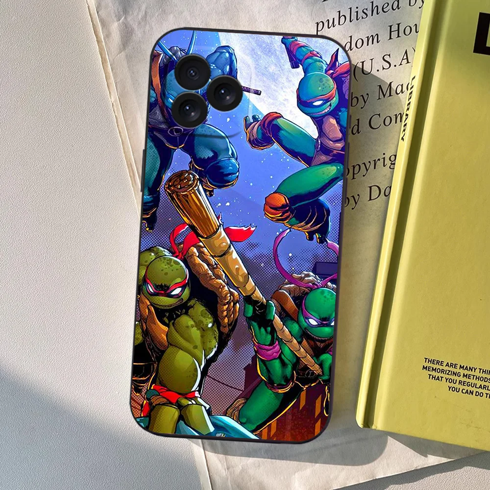 T-Teenage Mutant N-Ninja-Turtles Phone Case For Samsung A03 A04 A05 S A13 A34 A53 4G 5G S22 S23 ULTRA Black Soft Silicone Cover