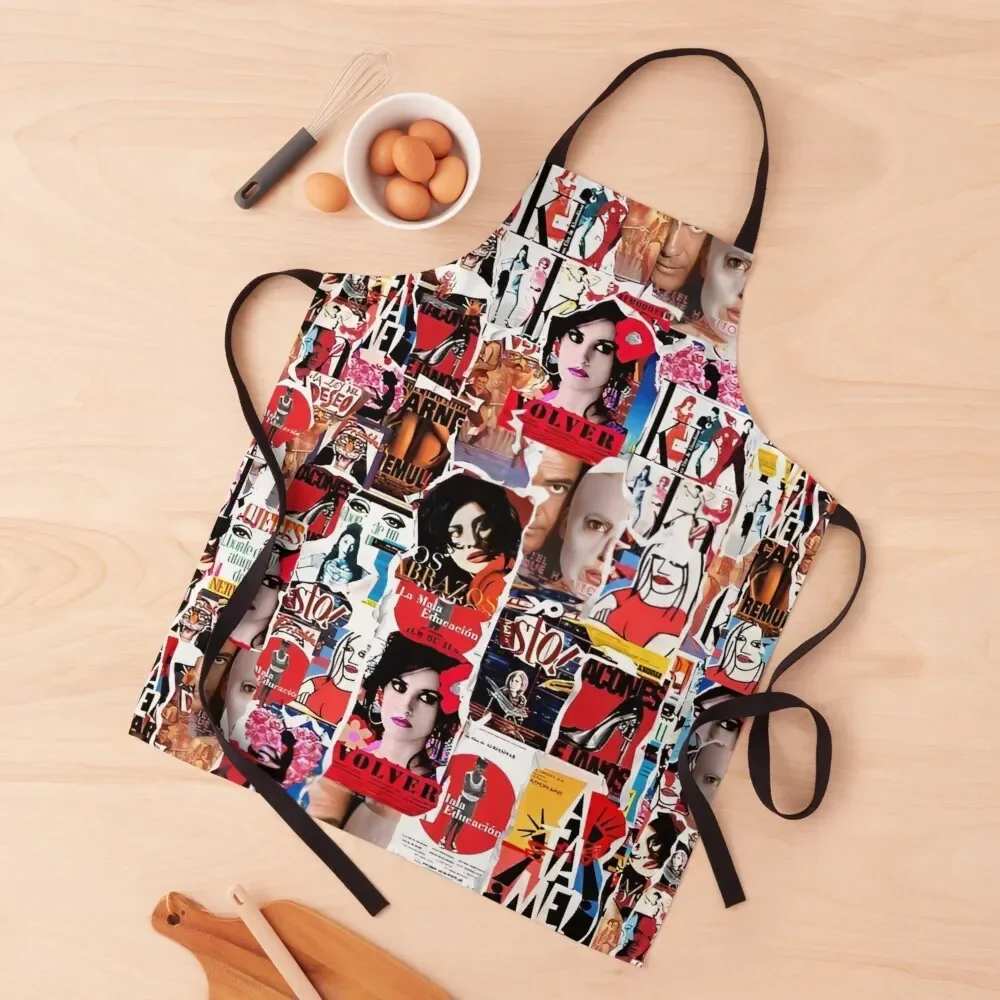 Фартук с коллажем Almodovar вещи для дома и кухни фартук маникюра