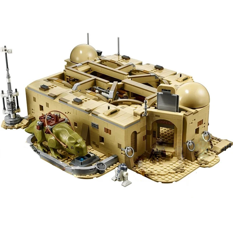 

3187PCS Neue Stern Mos Eisley Bistro 75290 Die Aufstieg von Skywalker Bausteine Spielzeug Fr Kinder space wars blocks christmas