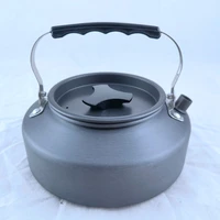 1 1l camping boiling kettle coffee maker camping teapot portable kettle aluminum alloy boiling water pot outdoor camping tools