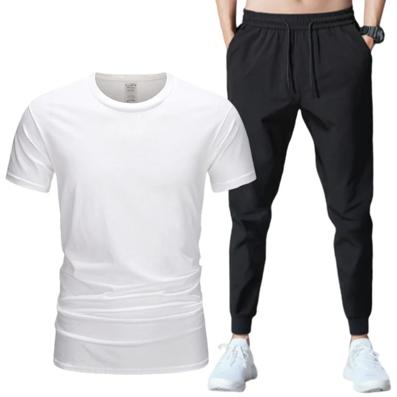 

Спортивный костюм мужской повседневный, комплект спортивной одежды, футболка, брендовая одежда, лето