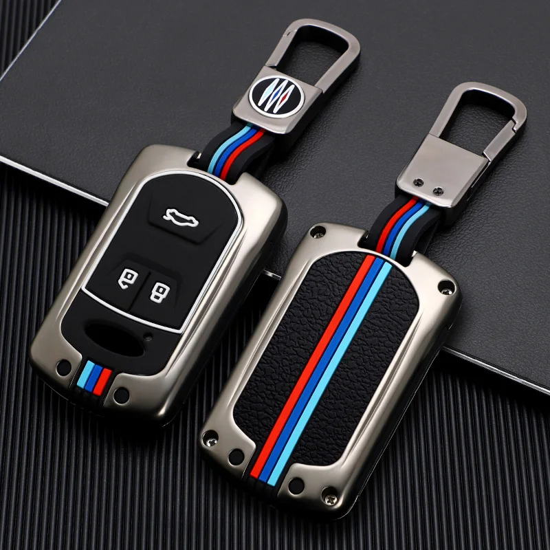 

Zinc Alloy Car Key Case for Chery Tiggo 3 5 ARRIZO 3 7 E3 E5 Bonus 3 Buttons Smart Remote Fob Cover Keychain Bag Accessories