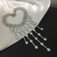 ar niche brand distinctive dangling long tassel multi strands necklaces choker for women