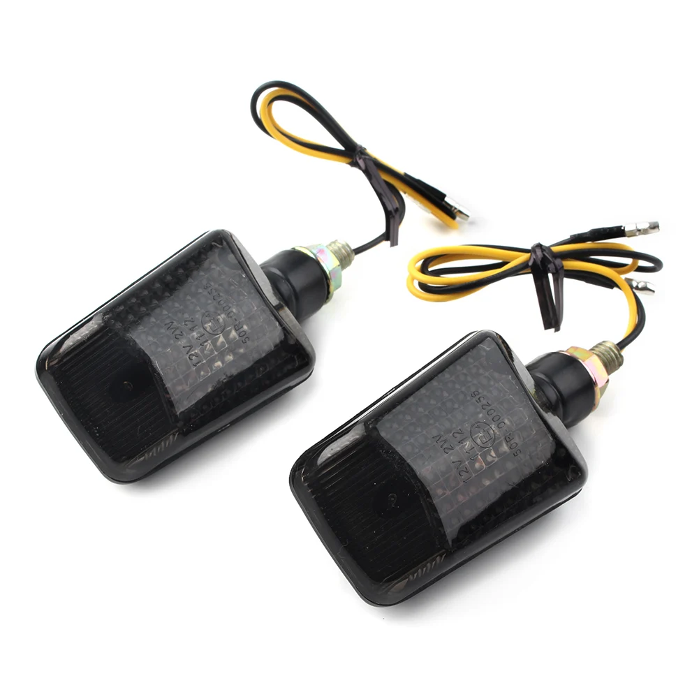 Универсальные мотоциклетные янтарные лампы указателей поворота для Cruiser Chopper