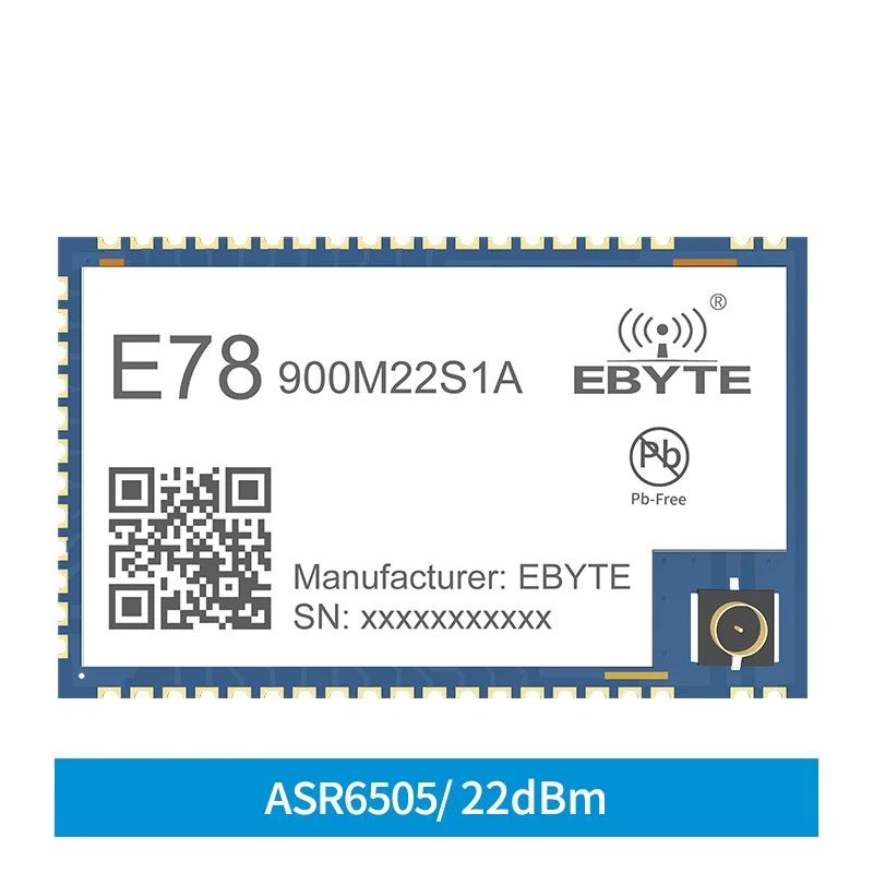 Модуль LoRa 5500m 22 дБм 868 МГц 915 трансивер ASR6505 беспроводной модуль SX1262 интерфейс Cojxu