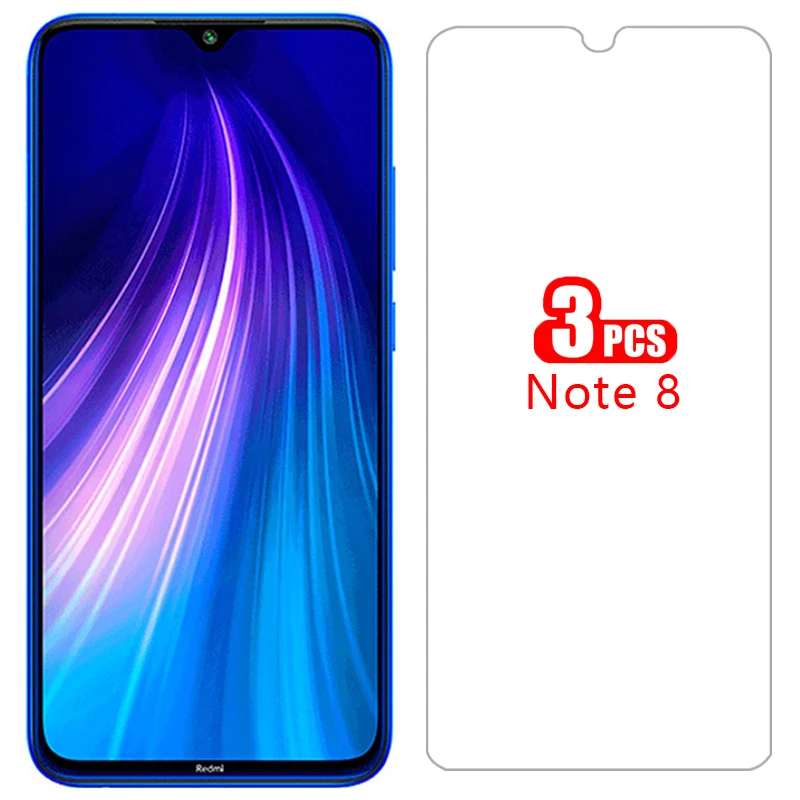 Чехол для xiaomi redmi note 8 защита экрана закаленное стекло на readmi note8 not not8 защитный
