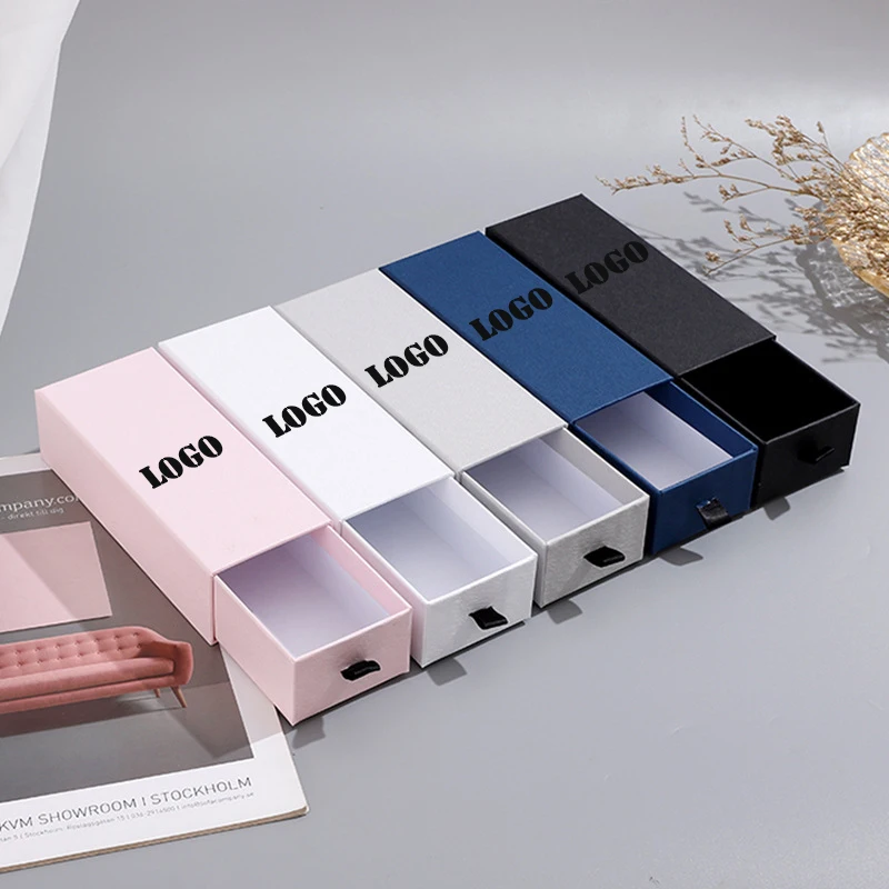 Drawer Type Perfume Cosmetics Storage Carton Glasses Packaging Box Birthday Gifts Box