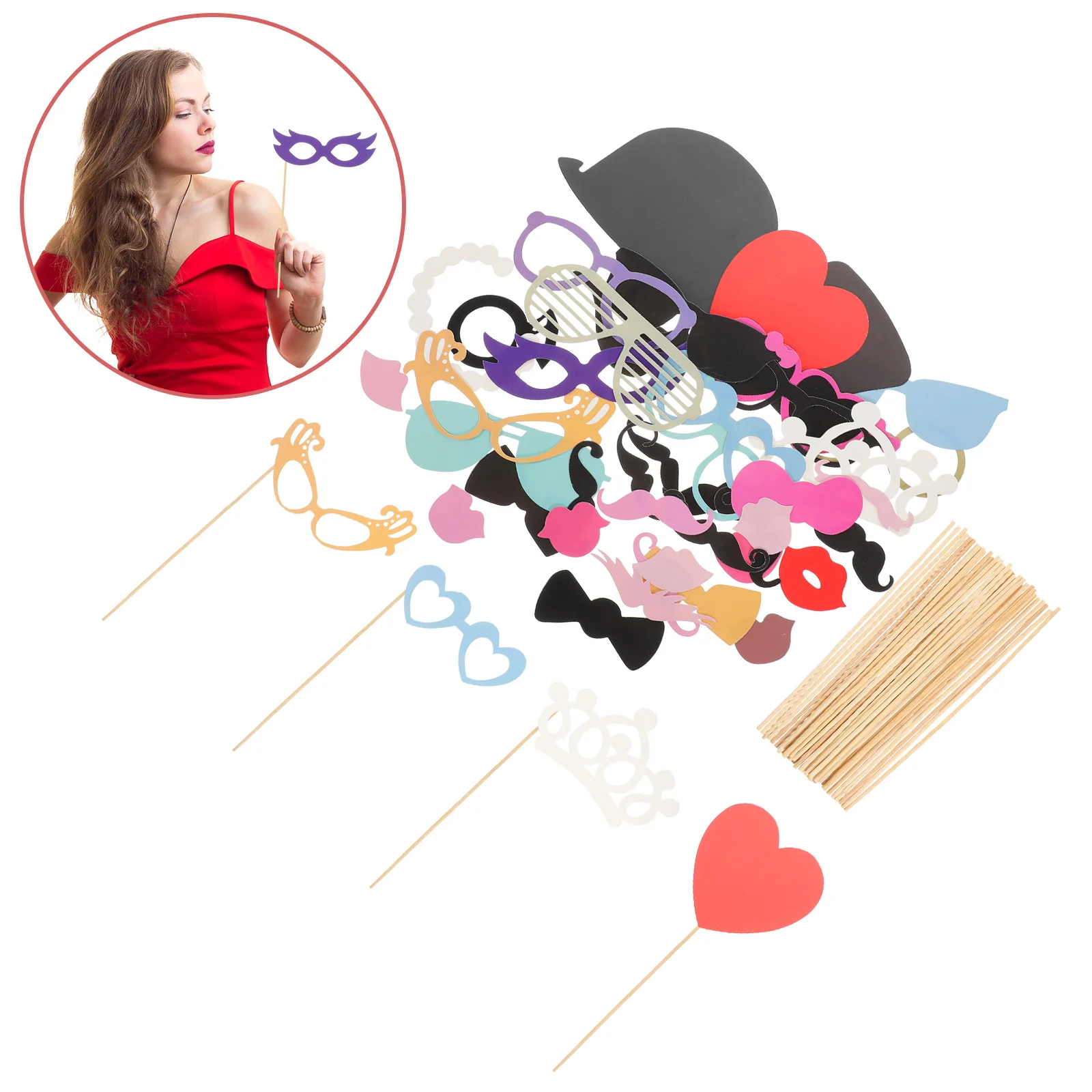 44-в-1 шапки украшения для церемонии реквизит фотобудки фотобудка свадьба ребенок