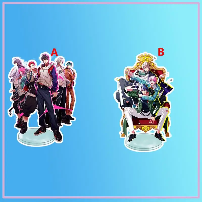 

Anime Stand Division Rap Battle Amemura Ramuda Jakurai Jinguji Acrylic Figure Display desktop decoration 15cm
