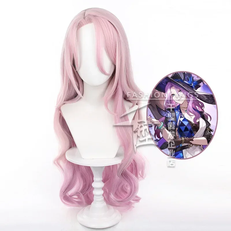 Фото Игра Honkai Star Rail Cospaly Jade Косплей Парик Розовые Синтетические Волосы Термостойкие Вечерние Опора для Женщин Нефритовые Парики №1