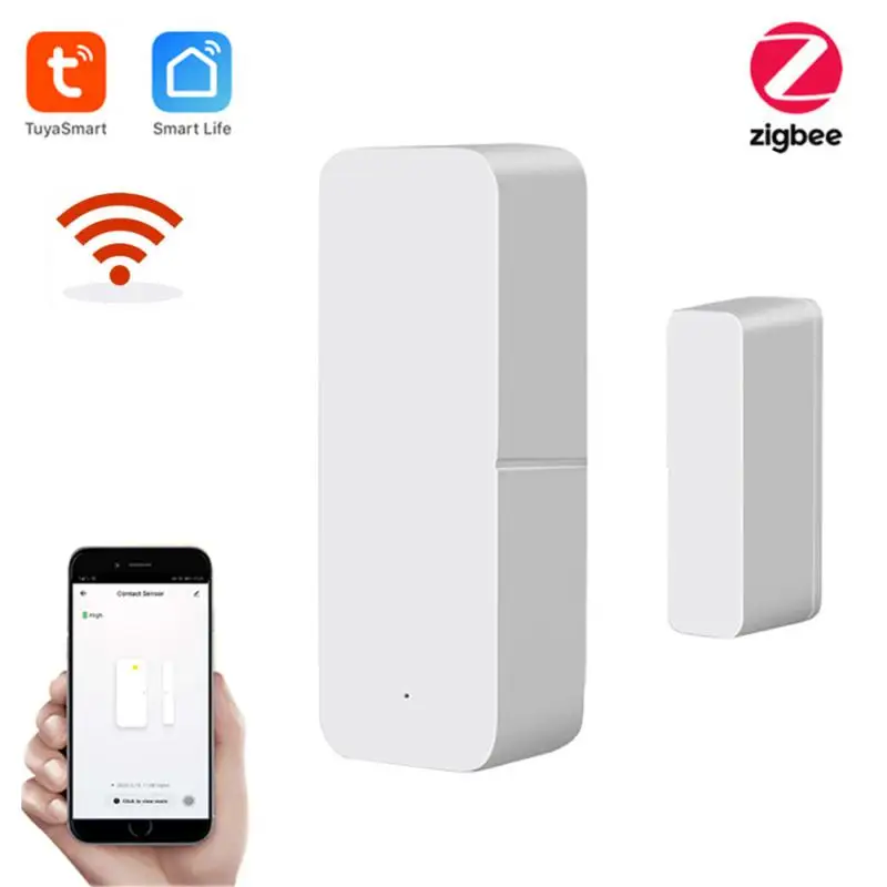 

Умные детекторы открытия/закрытия дверей, приложение Smart Life, Wi-Fi датчик окон, работает с Alexa,Google Home