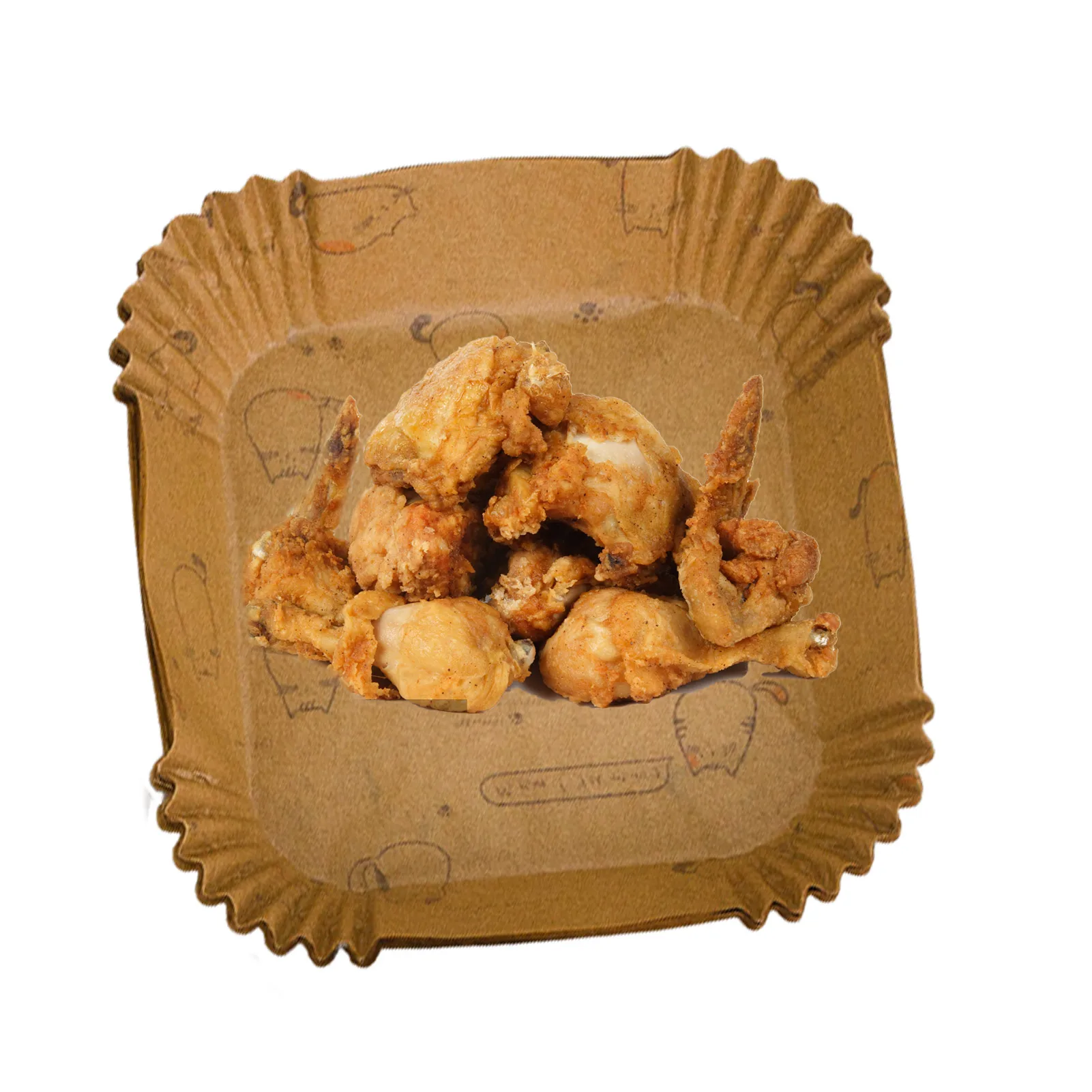 

Вкладыши для фритюрницы, бумажный вкладыш для фритюрницы, листы для выпечки, бумага для жарки, готовки, обжарки пищевых продуктов, органосил...