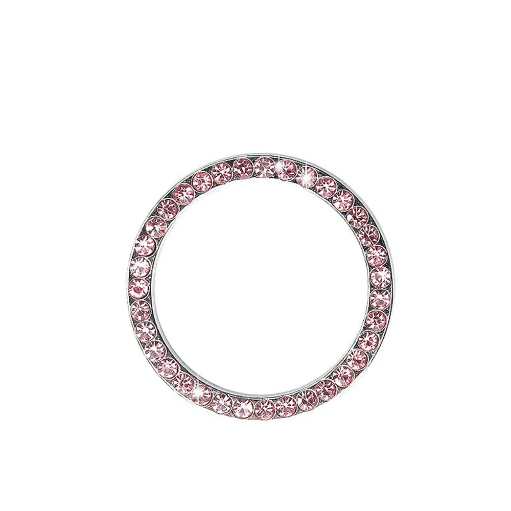 

Inner Diameter 30mm For All Car，SUV，Decorative Accessories，Auto Button Start Switch，Diamond Ring Decorative，1 Pcs