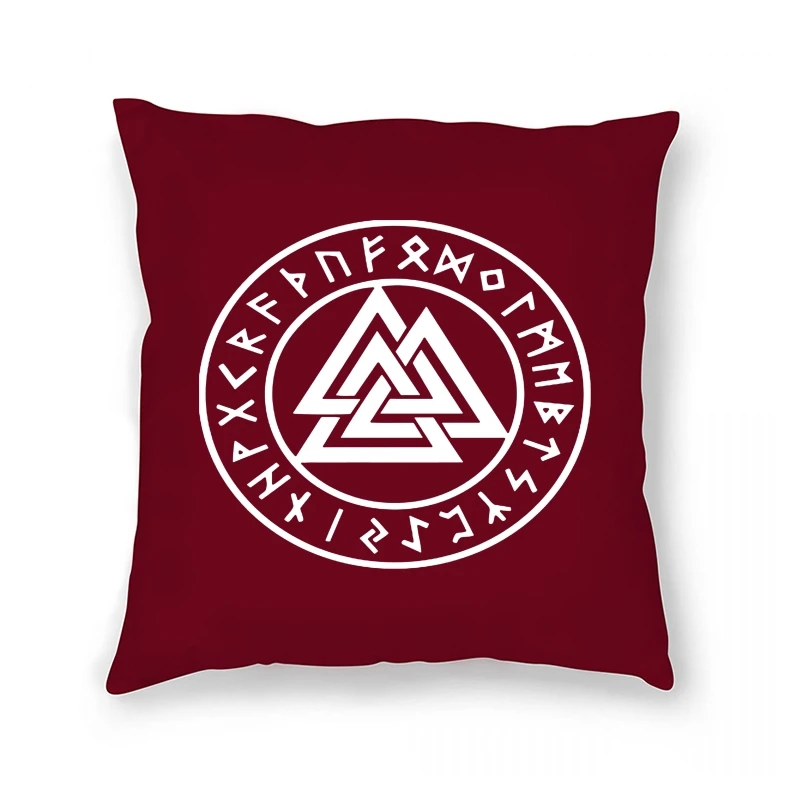 

Odin Vikings Symbols Print 2021 Pillow Case Hip Hop Casual Harajuku Streetwear