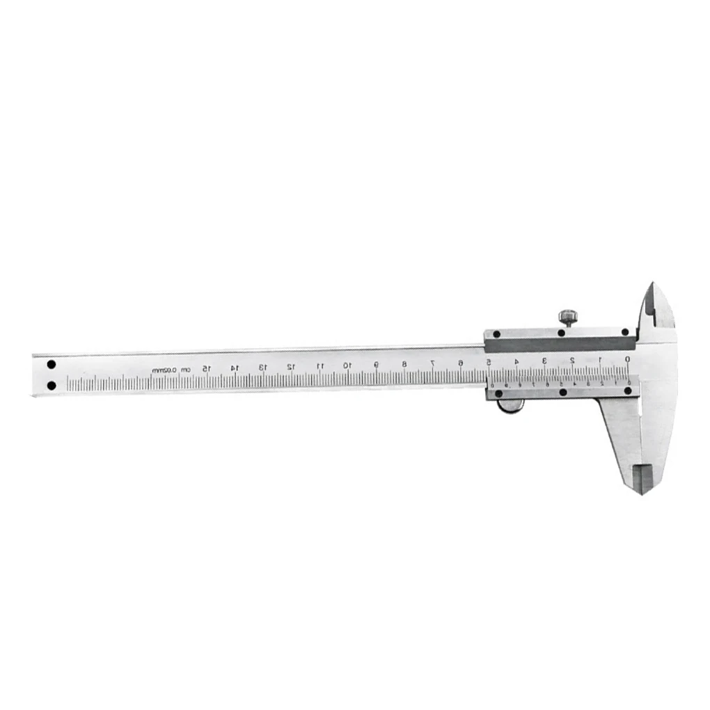 

Vernier Caliper 0-150mm Range Carbon Steel Ruler Woodwork Handwork Accurate Measuring Tool
