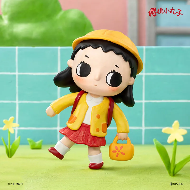 Фото Коллекционные фигурки POP MART Nyota X Chibi Maruko Chan Series 2026: Слепая коробка, игрушки для декора рабочего стола, подарок для фанатов на день рождения №3