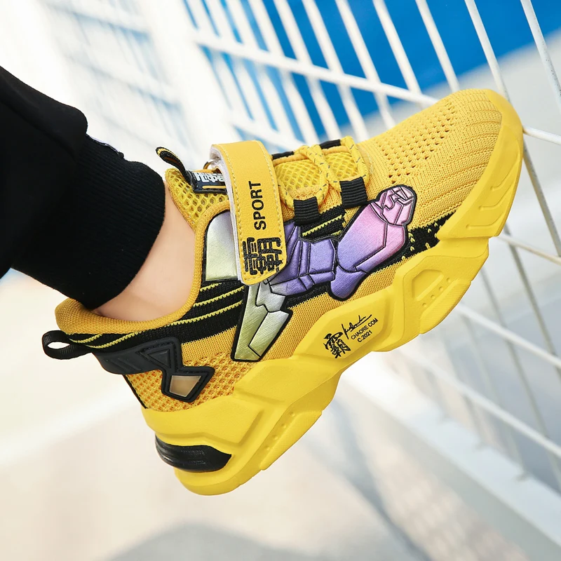 

Children Shoes Breathable Boys Running Shoes Cartoon Fashion Kids Sneakers Lightweight Boys Shoes Walking Tenis Girls Shoes