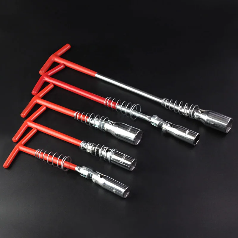 

Universal Car Special Disassembly Tool 16mm 21mm Spark Plug Removal Tool T-Handle Spanner Socket Wrench Spark Plug Sleeve