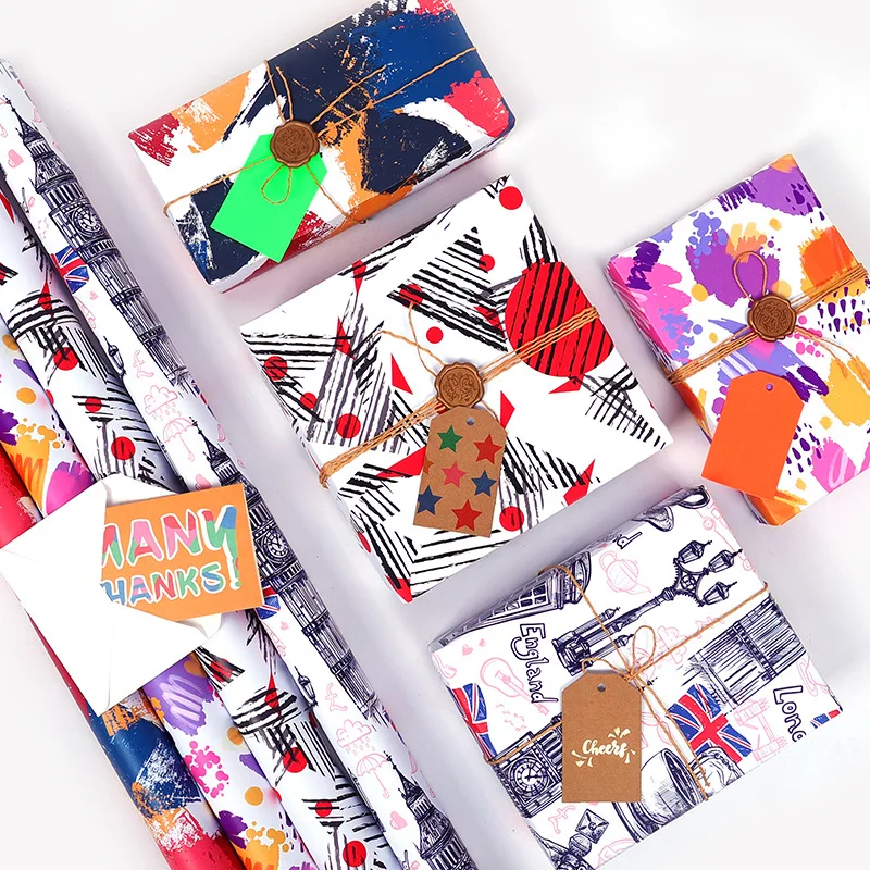 Roll For Wedding Kids Birthday Holiday Baby Shower Gift Wrap
