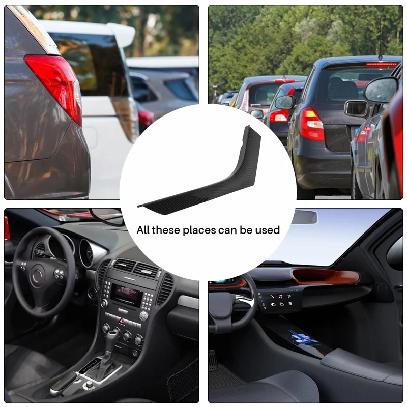 

Car Carbon Fiber Grain Center Console Decoration Strips for Land Rover Range Rover Evoque