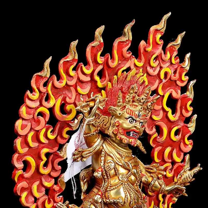 Статуя непальского эзотерического лотоса Будды из чистой меди 8 дюймов