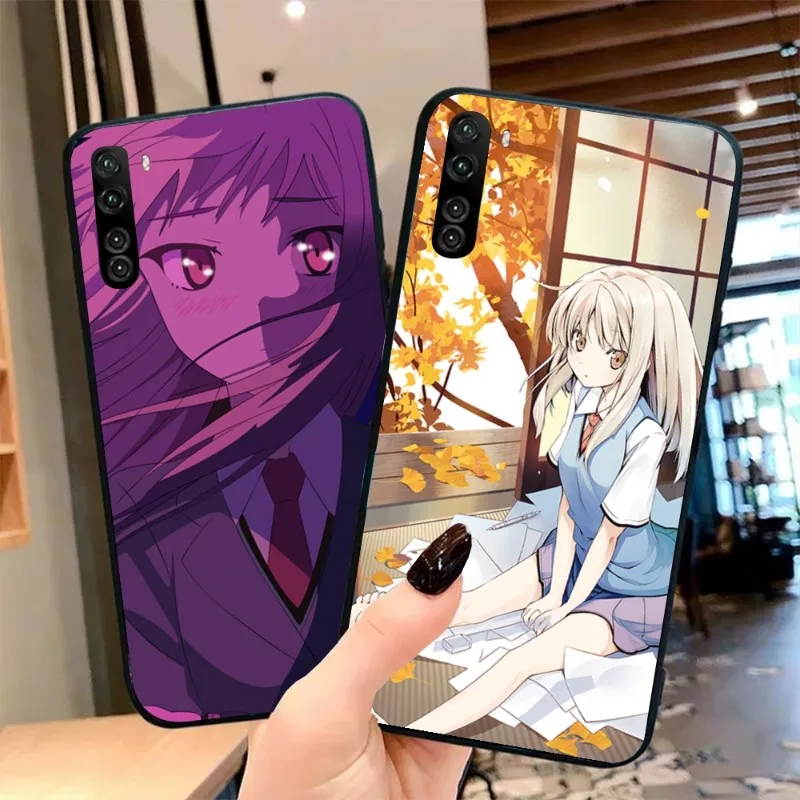 Shiina Sakurasou без животных фотоэлемент для OPPO Find X5 X3 X2 A93 Reno 8 7 Pro A74 A72 A53 мягкий черный чехол для телефона