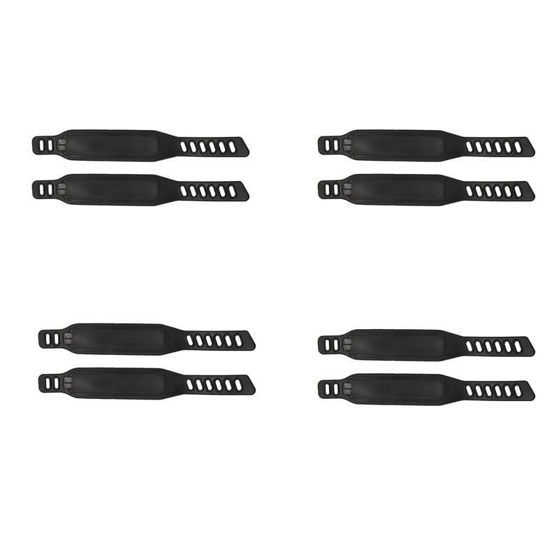 

8 Pairs Exercise Bike Pedal Straps Widened Bicycle Pedal Straps For Exercise Bike Stationary Cycle Home Or Gym