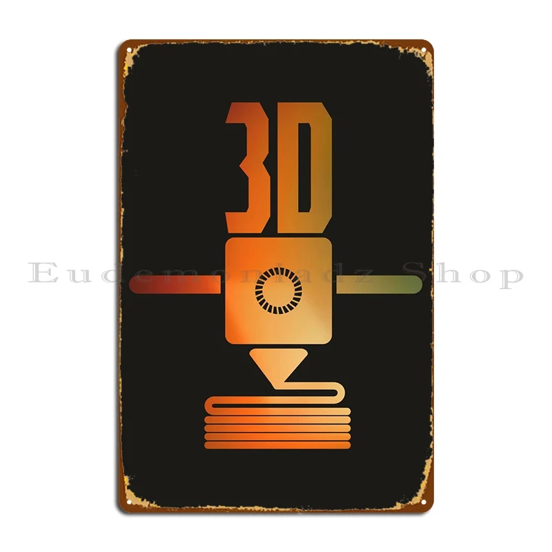 

3d принтер для изготовителя, металлический плакат, планшетов, планшетов, кухонный дизайнерский знак, оловянный плакат