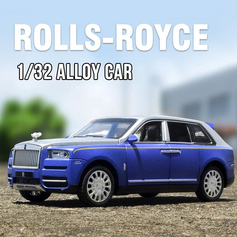 

1:32 Rolls Royce SUV Cullinan Alloy Car Model Diecasts Metal Toy Car Model Simulation Sound and Light Collection Childrens Gifts